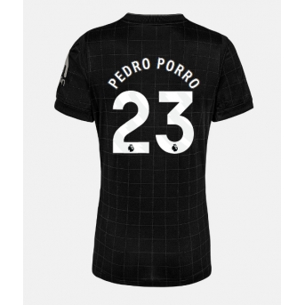 Tottenham Hotspur Pedro Porro #23 Maglia Gara Trasferta Repliche 2025-26 Donna Maniche Corte